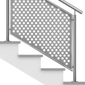 Rampe Escalier Extérieur inox