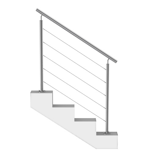 rampe escalier à cables inox sur mesure
