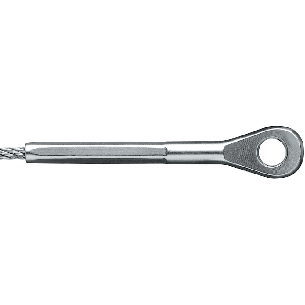 Embout à Sertir Inox 316 Pour Câble De 8 Mm - Terminaison à œil - Neuf - Marque FP INOX