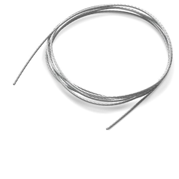 Kit fixation câble acier inox diamètre 1.5 mm