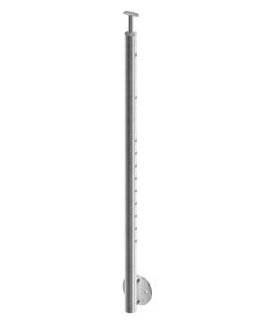 Poteau Inox 11 Cables Pose à l'Anglaise