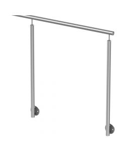 Rampe accès pose latérale, inox 304