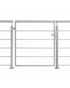 Portillon inox pour Garde corps 5 Barres -InoxDesign