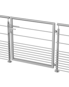 Portillon inox pour Garde corps 11 Barres