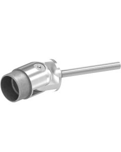 Fixation murale orientable pour tube inox