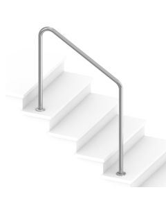 Tube cintré sur escalier
