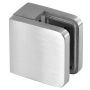 Pince à verre M032-000, Inox 304 brossé, fixation sur plat