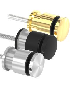 POINT FIXATION INOX VERRE A ENTRETOISE REGLABLE