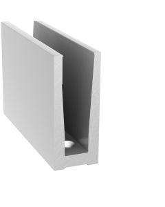 PROFIL DE SOL EN U POUR GARDE-CORPS VERRE RESIDENTIEL 3KN