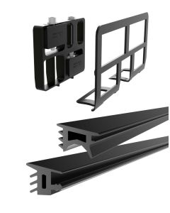 Cales Autoreglable 3m "ID VARIO" pour Verre 16,76-17,52mm L=3000mm