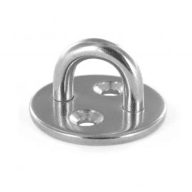 Pontet sur platine ronde Inox A2-inoxdesign