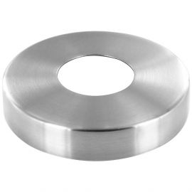 Cache Platine Satiné Hauteur 25mm pour Poteau Rond