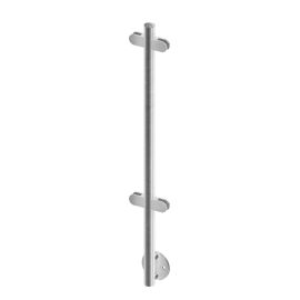 Poteau Rond Inox pour Garde-Corps Verre Sans Main Courante – Pose à l'Anglaise