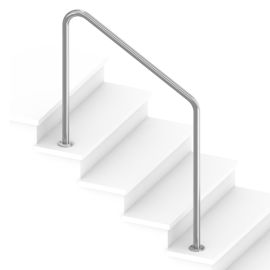 Tube cintré sur escalier