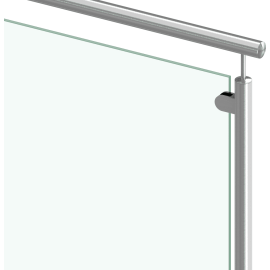 Garde-corps verre inox sur mesure