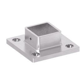 Embase murale externe pour tube carré IN106-281