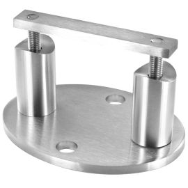 Platine ovale d'ancrage latéral