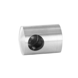 support de barre borgne gauche a fixation sur plat