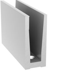 PROFIL DE SOL EN U POUR GARDE-CORPS VERRE RESIDENTIEL 3KN