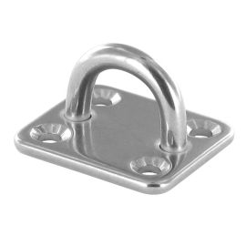 Pontet sur platine ronde Inox A2-inoxdesign