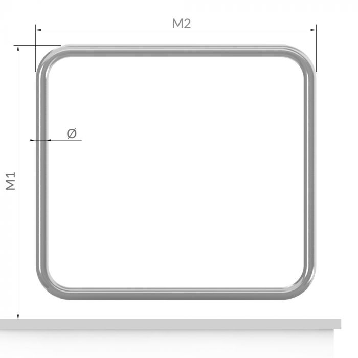 Filet en inox utilisable à plat ou en trois dimensions