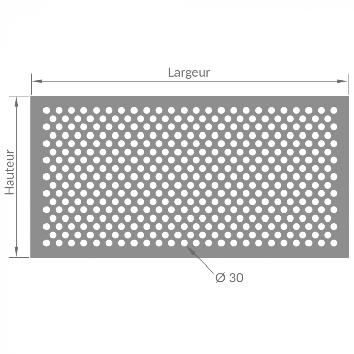 Tole Inox Perforée sur mesure