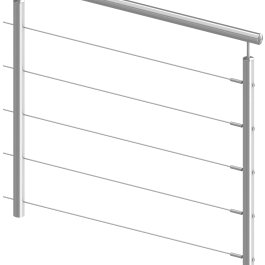 Garde-corps câbles inox sur mesure