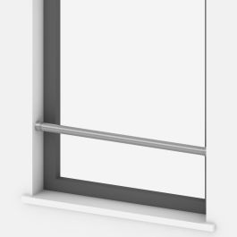 HJZALMI Barres De Sécurité De Fenêtre, Bande Antivol Épaississante, Garde- Corps De Balcon, Protection Intérieure, Tailles Personnalisées (Couleur : Height 80cm, Taille : Length 50cm