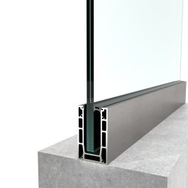 Plaque en verre acrylique pour système de balustrade Pertura