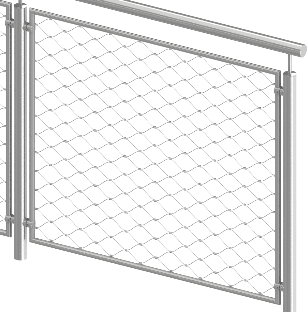 QWORK® Pince de clôture rapide fixation de treillis métallique