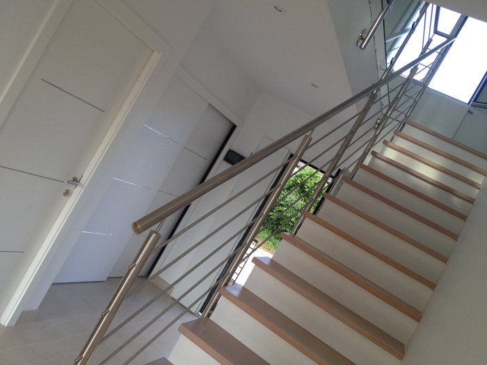 balustrade escalier inox