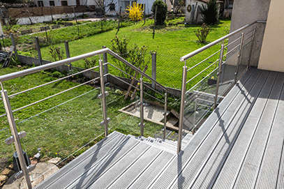 Balustrade pour terrasse extérieure dans le Val d’Oise 95