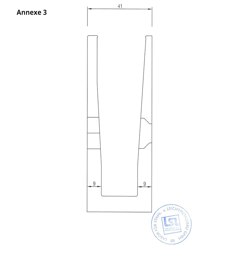 test profil de sol garde corps annexe 3