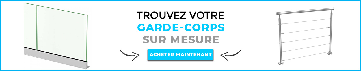 Trouvez votre garde-corps mezzanine sur mesure