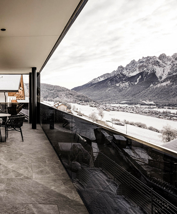 garde corps en verre exterieur pour terrasse balcon