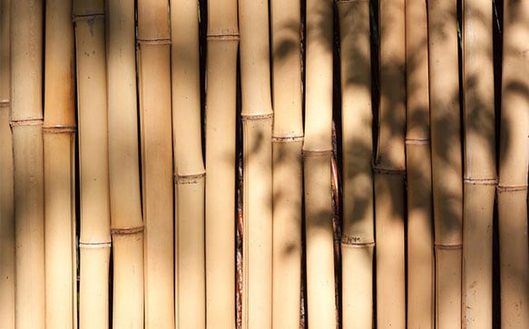 garde-corps en bambou