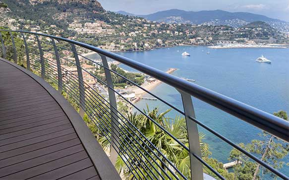 garde-corps terrasse bord de mer