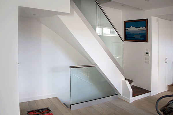 rambarde escalier à verre feuilleté 88.2