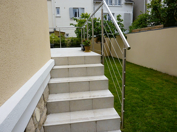 terminaison cable pour escalier