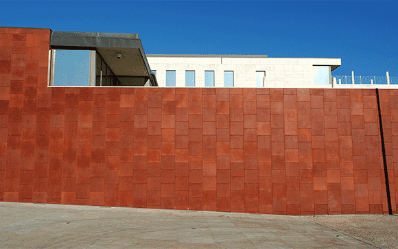 façade en Corten