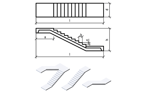 emprise au sol escalier