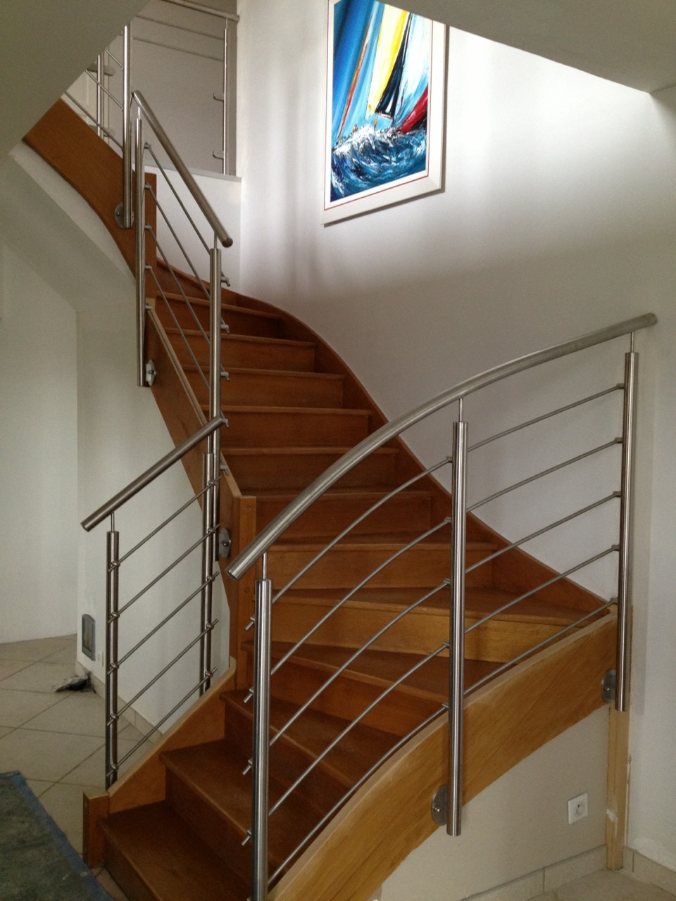 rampe d'escalier