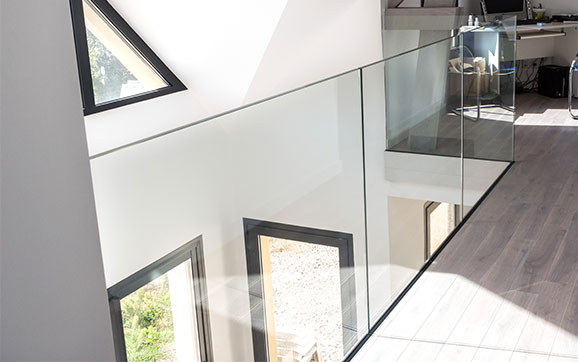 Garde-Corps tout verre pour Habitation privée Solutions Garde Corps tout verre pour Habitation privée