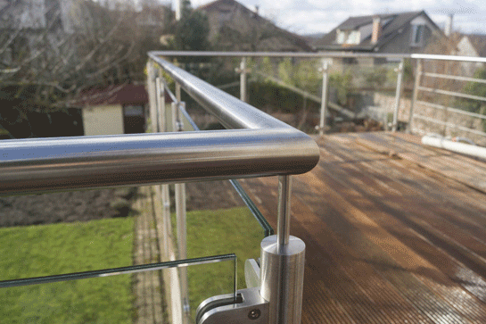 main-courante en inox pour garde-corps exterieur terrasse