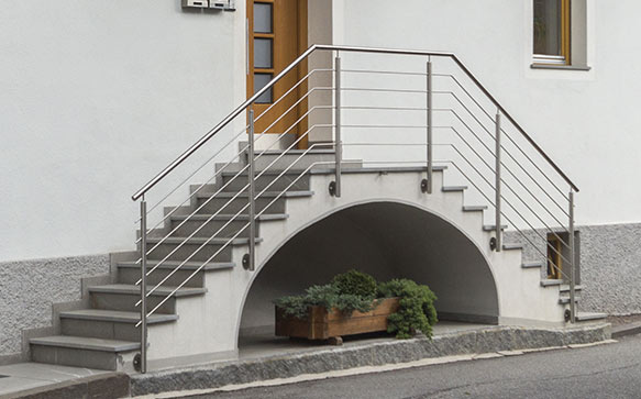 escalier rampe acces maison