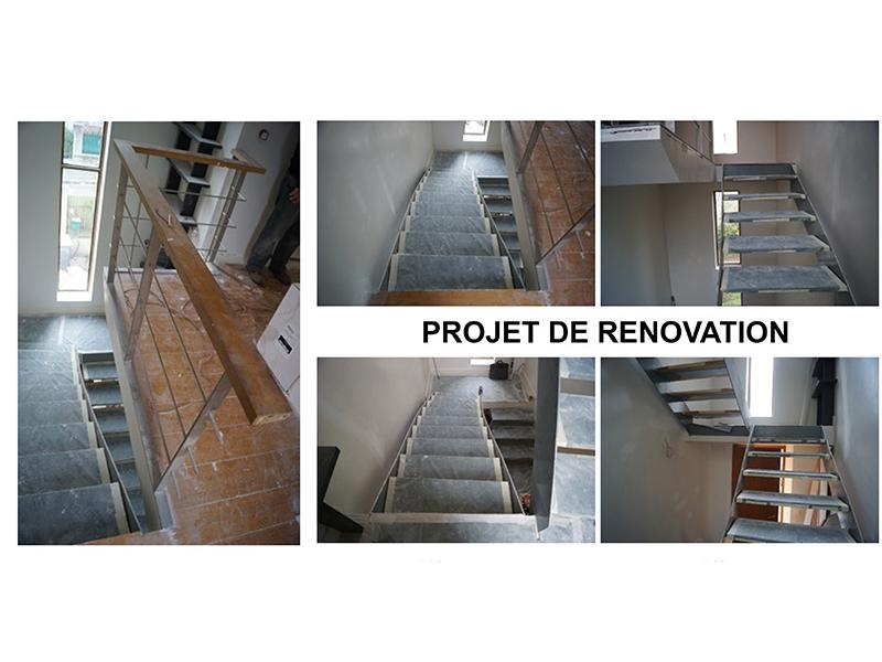 projet de rénovation garde-corps et escalier dans le 92 